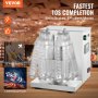 VEVOR Milkshake Machine, 120W Commercial Milk Tea Shaker Machine, Double Head Milkshake Mixer Machine, 0-180s Adjustable Milkshake Blender, with 1L PC Cup, for Milk Tea Shop