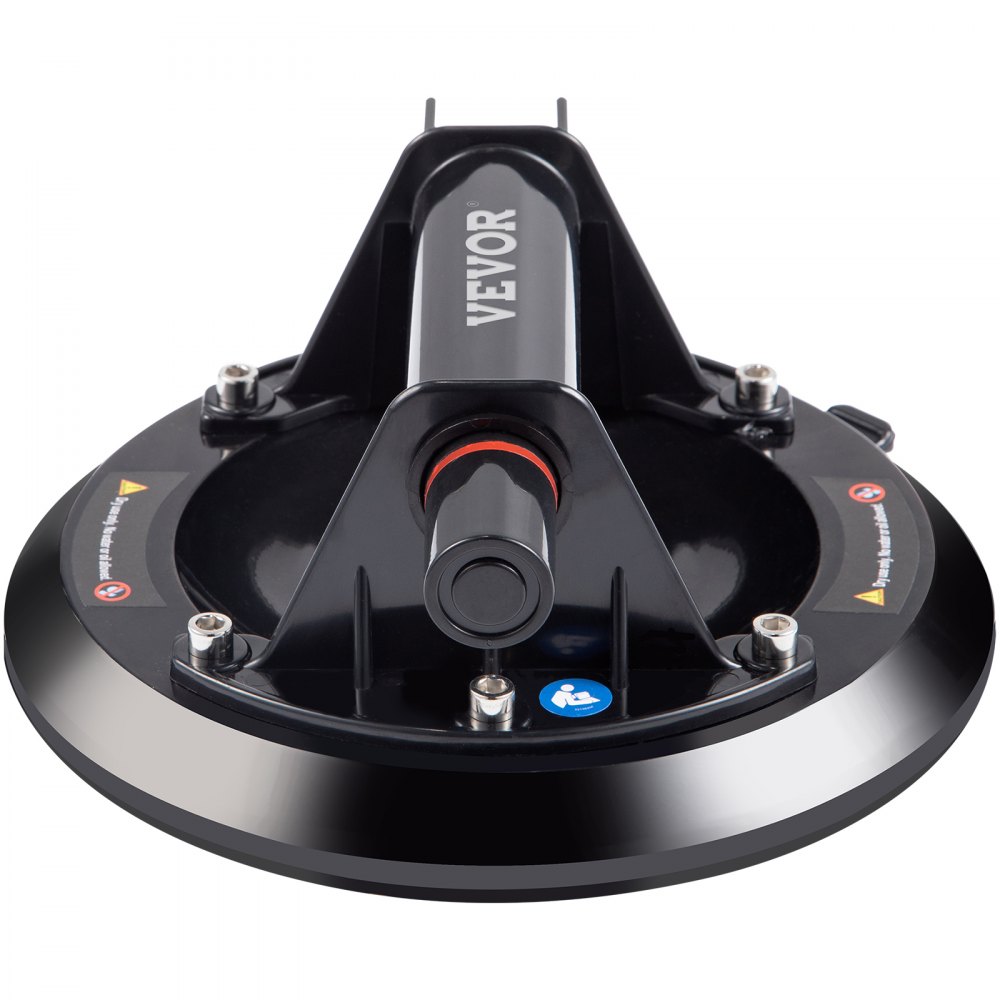 VEVOR Vacuümzuignap, 20,3 cm Hand-held Zuignap, 100 kg Laadvermogen Glazen Zuignap, 200 x 85 mm Draagbare Hijszuignappen, voor het Verplaatsen van Grote Granieten Tegels en het Vervangen van Vensters