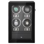 VEVOR Watch Winder, Automatische Watch Winder, Watch Winder voor Automatische Horloges, Automatische Watch Winder met Ruimte voor 4 Horloges, LED Verlichting, Verstelbare Bandlengte 150-207 mm