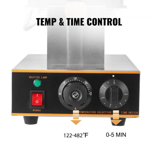 VEVOR Elektrische bubble wafelijzer, roestvrij staal, 1400 W, commerciële wafelmachine, 30 stuks eieren, wafelmaker, keukenapparaten, 220V, 180 graden draaibare wafelijzer voor restaurant, bar en café