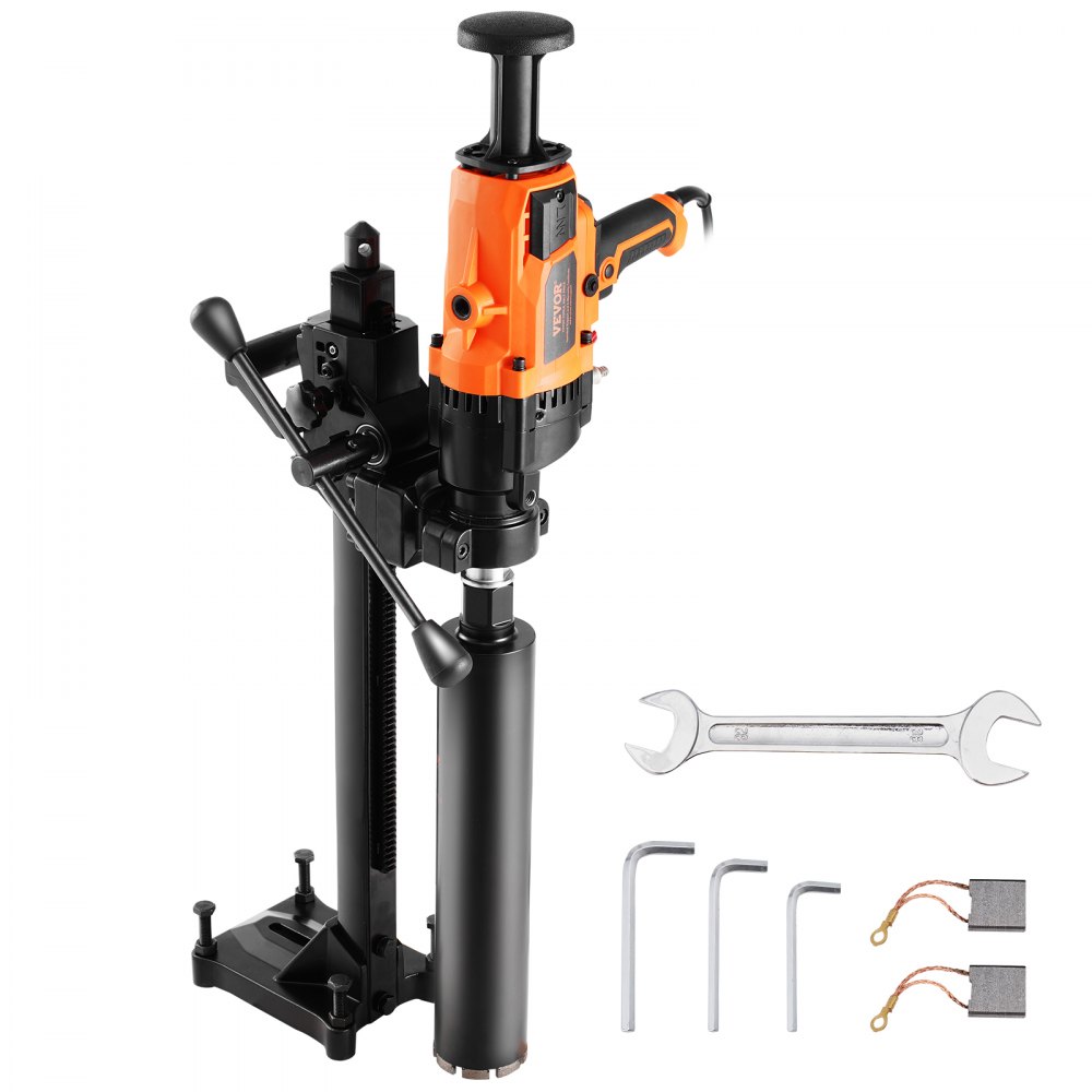 VEVOR Core Drill Machine 0.8-7.1in Dia 2600W Handheld and Stand Core Drill Rig