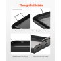 VEVOR Carbon Steel Griddle, 24x16 inch Universal Flat Top Rectangular Plate, Gas Grill Griddle for BBQ Grill, Teppanyaki, Portable Family Cookware with Handle, for Camping Tailgating Party