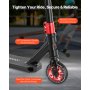 VEVOR Stunt Scooter, Pro Complete Trick Scooters for Kids Ages 11-13 Years, Teens, Adults, Boys, and Girls, Freestyle Street Rider for Intermediate and Beginner, Double Layer Lightweight Aluminum Deck
