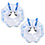 VEVOR 2 x Opblaasbare Bumper Sumo Ballen 1,2 m voor Jeugd, Blauw, voor Tuin, Camping, Picknick, Gazon & Buitengebruik, 0,5 mm Dik PVC, Hittegelaste Handvatten & Stevige Schouderbanden