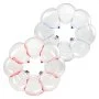 VEVOR Opblaasbare Bumperbal (2-pack) 1,2 m, duurzame 0,5 mm dikke PVC Bubble Knocker Collision Ball voor buitensporten, teamspellen, speelgoed voor in het park (rode + blauwe strepen)