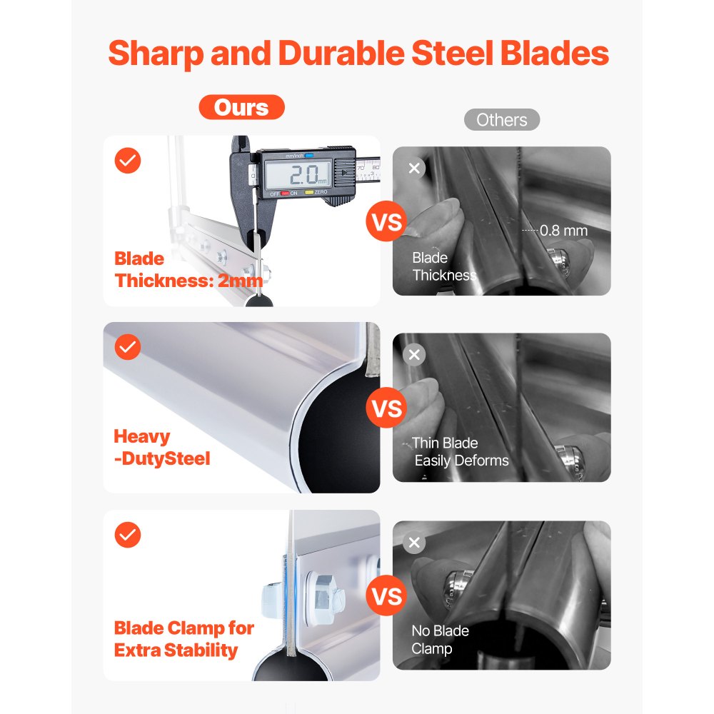 VEVOR Lake Weed Cutter, Pond Aquatic Plant Cutting Tool with 62 in Max. Cut Width, Sharp and Heavy-Duty Steel Blades, Pond Rake with 30 ft Throw Rope, for Cattail, Phragmites, Lilly Pads & Chara