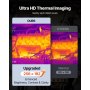VEVOR Thermal Camera, 256 x 192 IR Resolution, Handheld Thermal Imaging Camera with 2MP Visual Camera, 25HZ Refresh Rate Infrared Imager with 3.5-Inch Touch Screen, -4°F to 1022°F, WIFI Supported