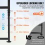 upgraded locking bolt feature for the VEVOR goat & sheep stand with four height adjustments: 33in, 29in, 25in, 21in.