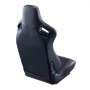 VEVOR Racing Seat Verstelbare Racing Cockpit met brede kantelhoek en zeer veerkrachtig schuim 2 stuks Racing Chair met zacht PVC-leer en Q235B-schuif, geschikt voor raceauto's en go-karts