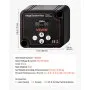 VEVOR Accu-isolatierelais, 12V, 140A, Dubbele Accu-isolatie met LCD-scherm, Intelligente Accu-scheidingsschakelaar voor Lithium- en Loodzuuraccu's, voor Auto, Vrachtwagen, Camper, UTV, ATV, Boot