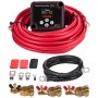 VEVOR Dubbele Accu-isolatierelais Kit, 12V, 140A, VSR spanningsgevoelig relais met voltmeter, LCD-scherm, accuschakelaar, compatibel met loodzuuraccu's, voor UTV, ATV