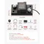 VEVOR Dubbele Accu-isolatierelais Kit, 12V 80A 0,6m 13.3 mm² (6 AWG), VSR spanningsgevoelig relais met voltmeter, LCD-scherm, accu-isolatieschakelaar, compatibel met loodzuuraccu's, voor UTV, ATV