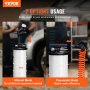 VEVOR Fluid Extractor, 1.74 Gallons (6.5 Liters), Pneumatic/Manual Oil Changer Vacuum Fluid Extractor with Dipstick and Suction Hose, Oil Extractor Change Pump for Automotive Fluids Vacuum Evacuation