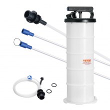 VEVOR Oliezuigpomp 6.5L Handmatige oliezuigpomp Ø200x550mm Olieverversingspomp Autozuigpomp Handpomp Vloeistofzuigpomp Geschikt voor het aanzuigen van motorolie, versnellingsbakolie, remvloeistof