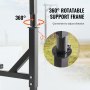 VEVOR Trailer Hitch, 400 lbs/181 kg Load Capacity, Wildlife Trailer Hitch Truck Deer Hitch with Winch 2 Inch Hitch Adjustable Height and 360 Degree Rotation