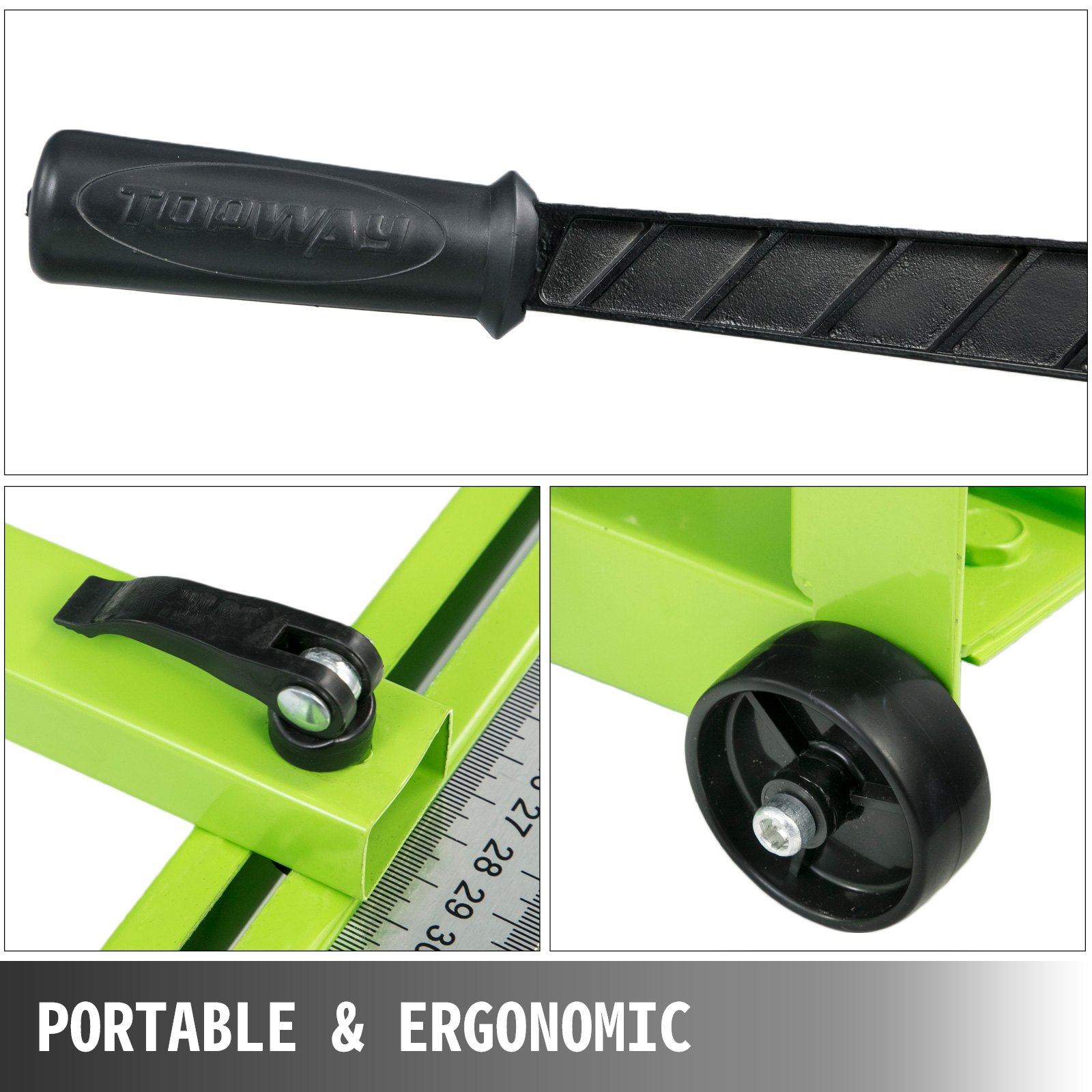 VEVOR Tile Cutter 31.5-Inch Manual Tile Cutter 1.4-Inch Tile Cutting Machine Ceramic Porcelain Tile Cutter with Laser Guide All-Steel Frame and Bonus Spare Cutter Wheels Tile Cutter Hand Tool