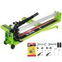 VEVOR 39-Inch Tile Cutter Manual Tile Score Cutter, with Tungsten Carbide Scoring Wheel Professional Vinyl Plank Cutter, Adjustable Laser Guide for  Precision Cutting Porcelain Ceramic Floor Tiles