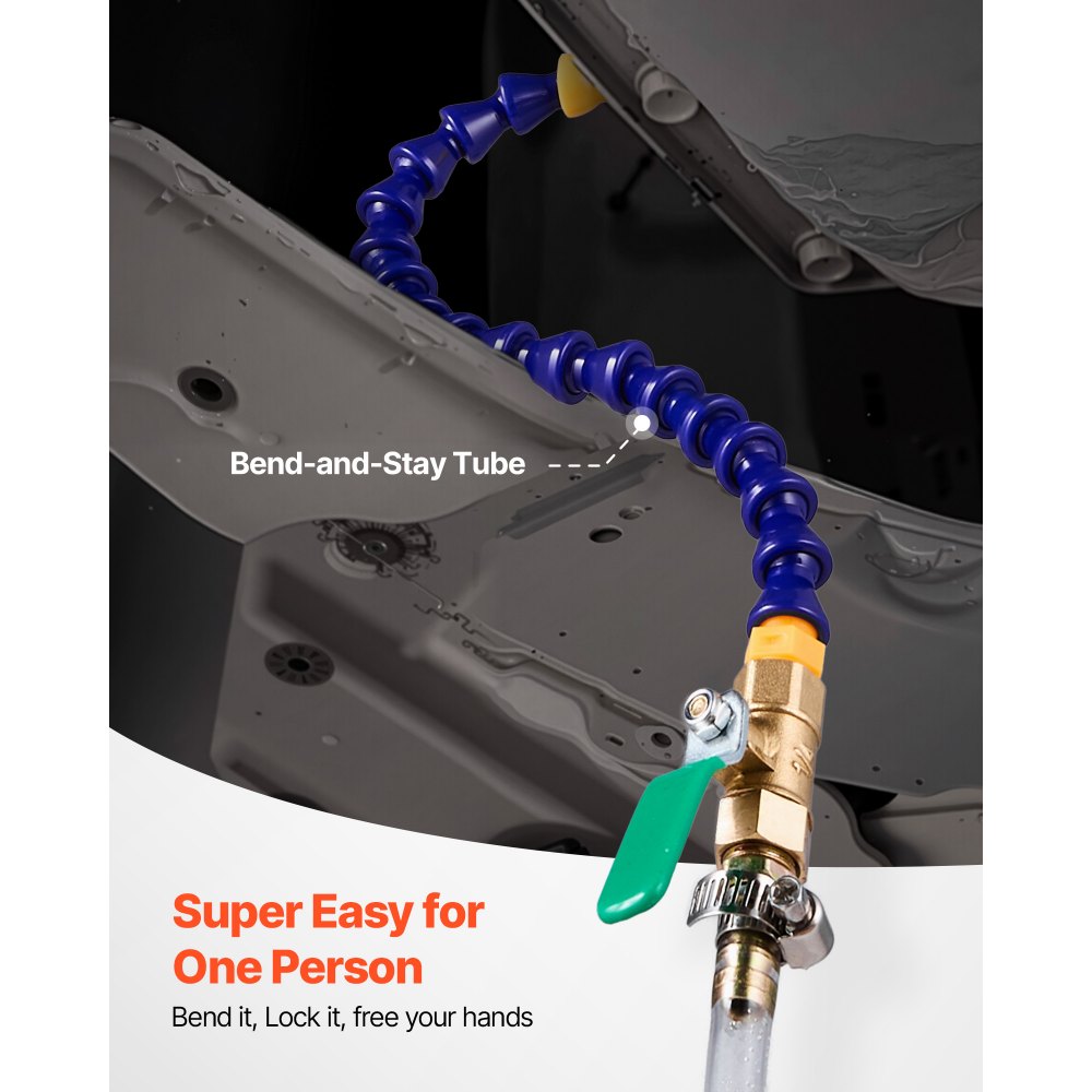 VEVOR Versnellingsbakoliepomp, 3 liter, olievuller, handgeschakelde versnellingsbakolietransferpomp met slang en HDPE-tank, pompgereedschap met PTFE-band, auto-olievulsysteem, vulapparaat voor handgeschakelde transmissievloeistof