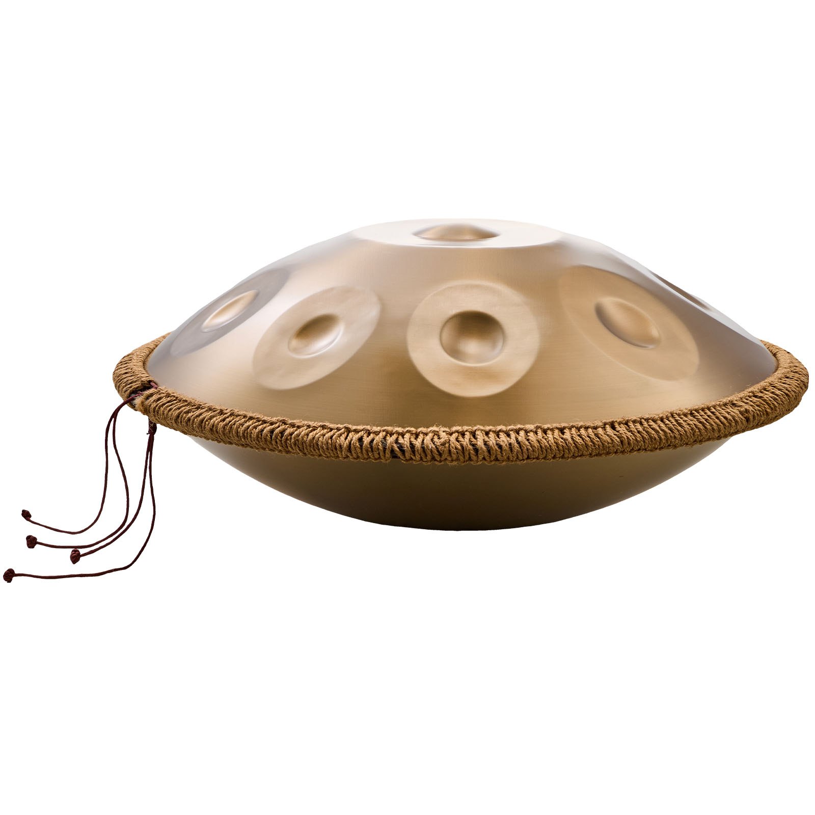 VEVOR Handpan Drum, 55 cm, 9-tonige stalen tongtrommel, 432 Hz, D mineur, met geweven randbescherming, 2 mallets en draagtas, kleurecht percussie-instrument voor professionele optredens.