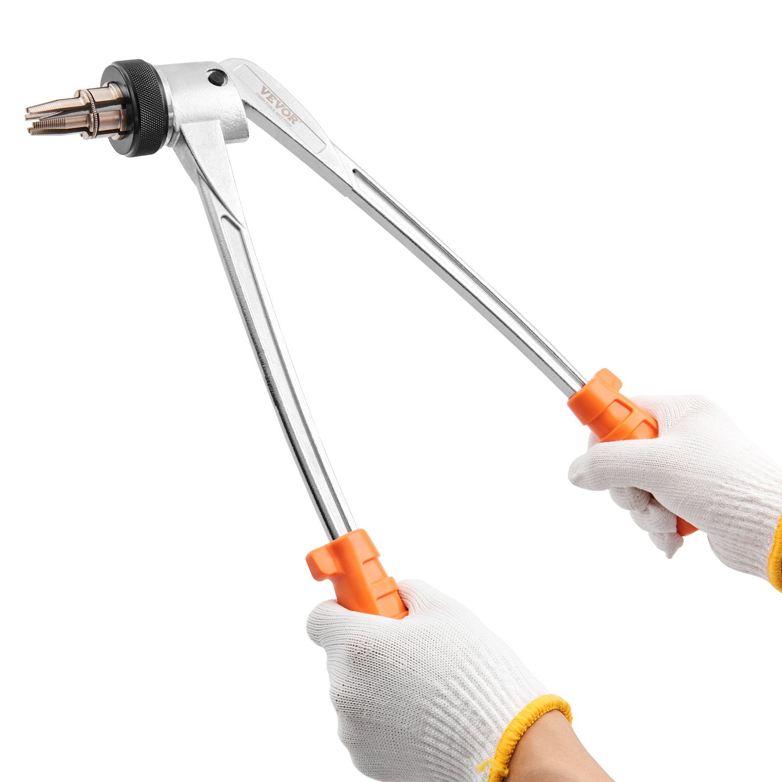 VEVOR Tube Expander Set Manual 0.5-2mm Tube Wall Thickness Tube Expander 3x Expander Heads(1.27/1.9/2.54cm) Ideal for automotive/HVAC maintenance, heating/plumbing and copper tube DIY projects