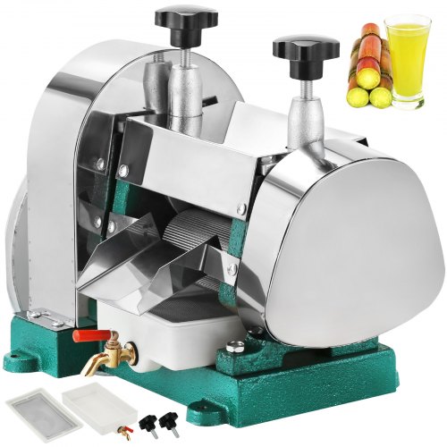 VEVOR Commerciële RVS Handmatige Suikerriet Juicer Extractor Sugarcane Press