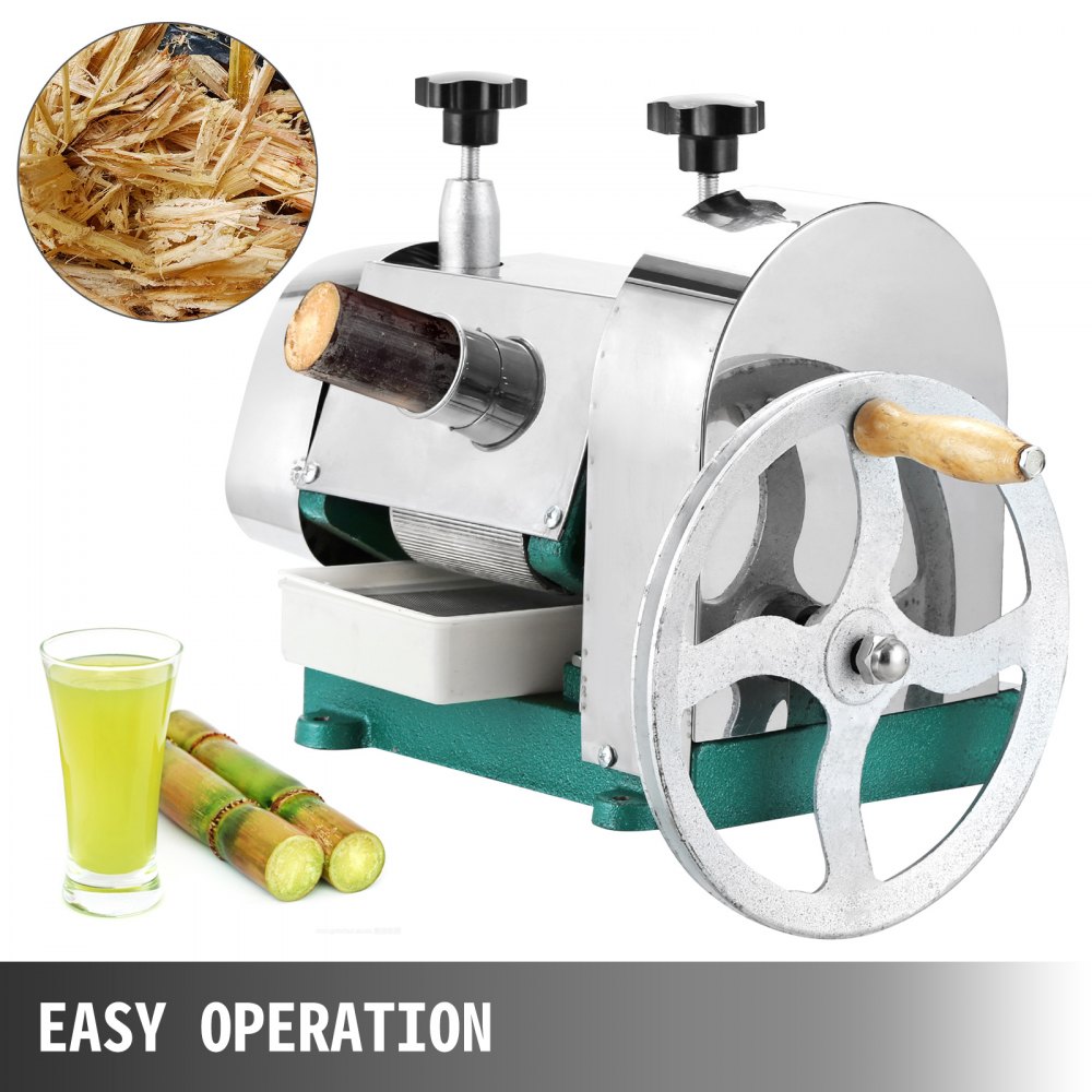 VEVOR Commerciële RVS Handmatige Suikerriet Juicer Extractor Sugarcane Press