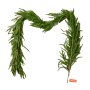 VEVOR Christmas Garland, 6-FT Realistic Norfolk Pine Garland, Evergreen Real Touch Artificial Faux Greenery Garlands, for Holiday Indoor Outdoor Xmas Decoration on Table, Mantel, and Fireplace