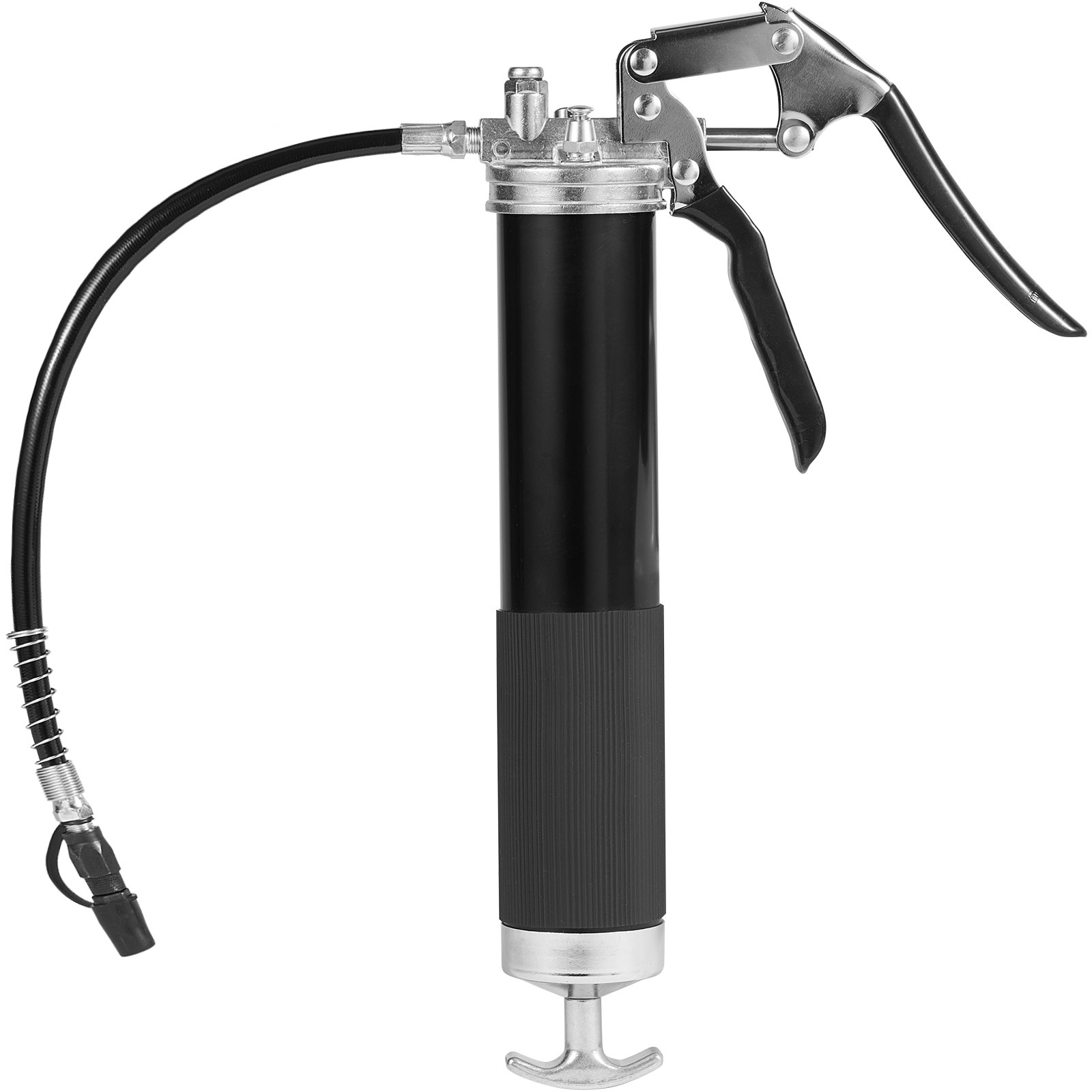 VEVOR Pistol Grip Grease Gun 6000PSI 140z Heavy Duty Manual Grease Gun Flex Hose