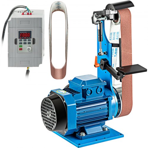 Vevor Bandslijpmachine Slijpmachine Bandschuurmachine 350 X 250 X 460 Mm 1,5 Kw