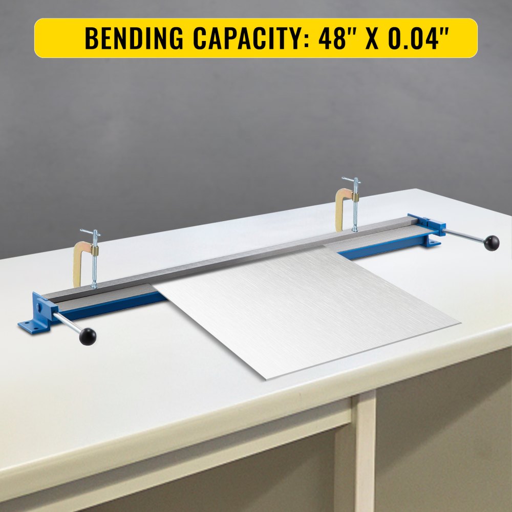 Vevor Afkantbank Zwenkbuigmachine 1220x1 Mm Buigcapaciteit Kantbank Staal 24 Kg