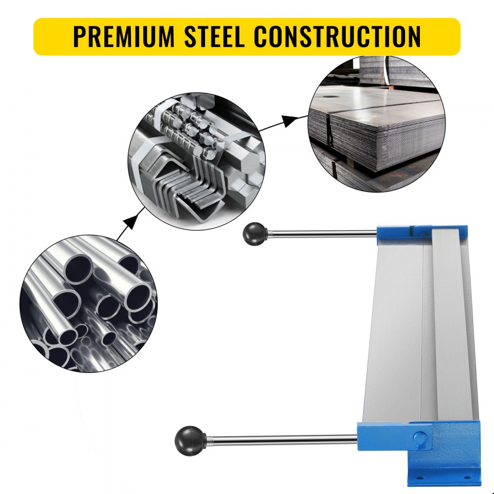 Vevor Afkantbank Zwenkbuigmachine 1220x1 Mm Buigcapaciteit Kantbank Staal 24 Kg