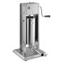 VEVOR Handmatige worstvulmachine 5L Verticale worstvulmachine Vleesvuller met 2 snelheden (snel/langzaam), Robuuste roestvrijstalen vuller met 5 worstvulbuizen, Vleesvulling