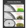 VEVOR Bud Leaf Bowl Trimmer, 16 in Manual Bud Trimmer, with Sharp Stainless Steel Blades, Visual Cutting, Wet & Dry Hydroponic Cutting Machine, Twisted Spin Cut for Plants Leaves Buds Flowers