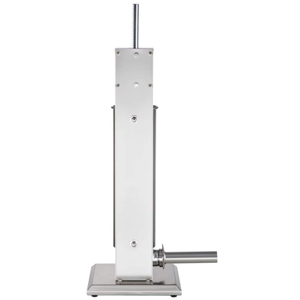 VEVOR Manual Sausage Stuffer, 11LBS/7L Capacity, Two Speed 304 Stainless Steel Vertical Sausage Stuffer, Sausage Filling Machine with 4 Stuffing Tubes, Suction Base for Household or Commercial Use