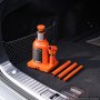 VEVOR Hydraulic Bottle Jack 12 Ton (26455.5 lbs) 5.98"-10.71" Lifting Range, for Heavy-Duty Pickup, Medium-Duty Truck, RV, Auto Repair and House Lift, Welded Jack with 3-Section Long Handle, Orange