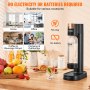 VEVOR bruiswatermaker, frisdrankautomaat, bruiswaterstartset met BPA-vrije 1 liter PET-fles, compatibel met inschroefbare CO2-flessen van 60 liter (NIET inbegrepen)