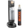 VEVOR bruiswaterapparaat, frisdrankapparaat voor bruisend water thuis, startpakket voor seltzerwater met BPA-vrije 1 L PET-fles, CO2-fles, compatibel met schroefflessen van 60 L CO2 (CO2-vrij)