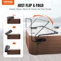 VEVOR Hot Tub Cover Lifter, Spa Cover Lifter, Breedte 175-255 cm Verstelbaar, Aan beide zijden te installeren, Hot Tub Cover Lifter voor badkuipen, hot tubs, spa's