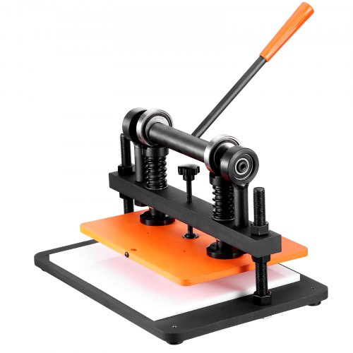 VEVOR Lederen stansmachine handmatige ledersnijmachine leder preegmachine, 36 x 25 x 47 cm