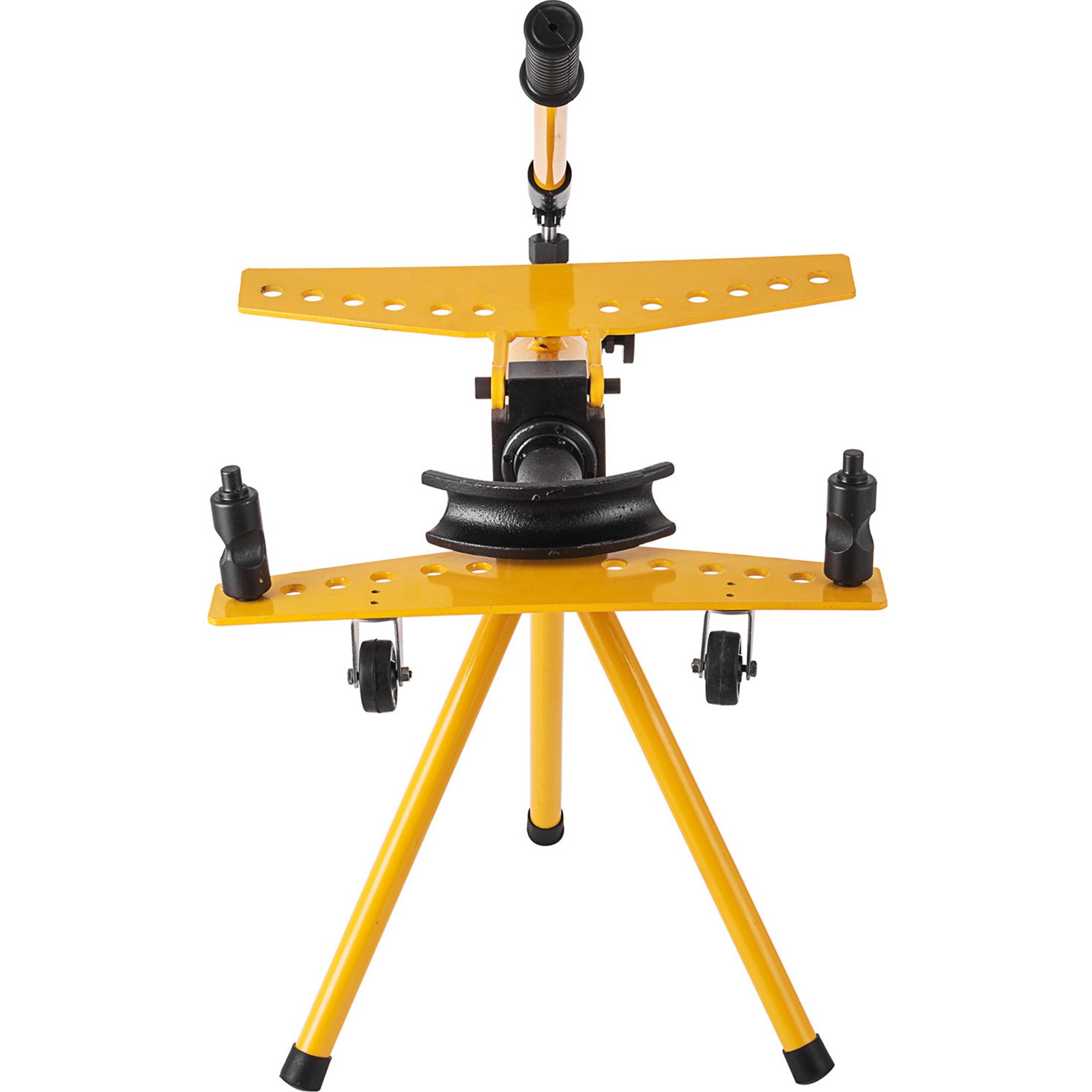 VEVOR Manual Hydraulic Pipe Tube Bender Machine 10 Ton Manual Hydraulic Tube Bending Machine 1/4"-1" Diameter 6 Dies for Heating and Piping Construction