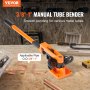 VEVOR buisbuiger Ø10-25mm (7 matrices) manuele buisbuiger 0-180° hand buisbuiger 50-113mm buigradius buisbuiger koper, aluminium, RVS buizen met een wanddikte van 0 tot 2mm