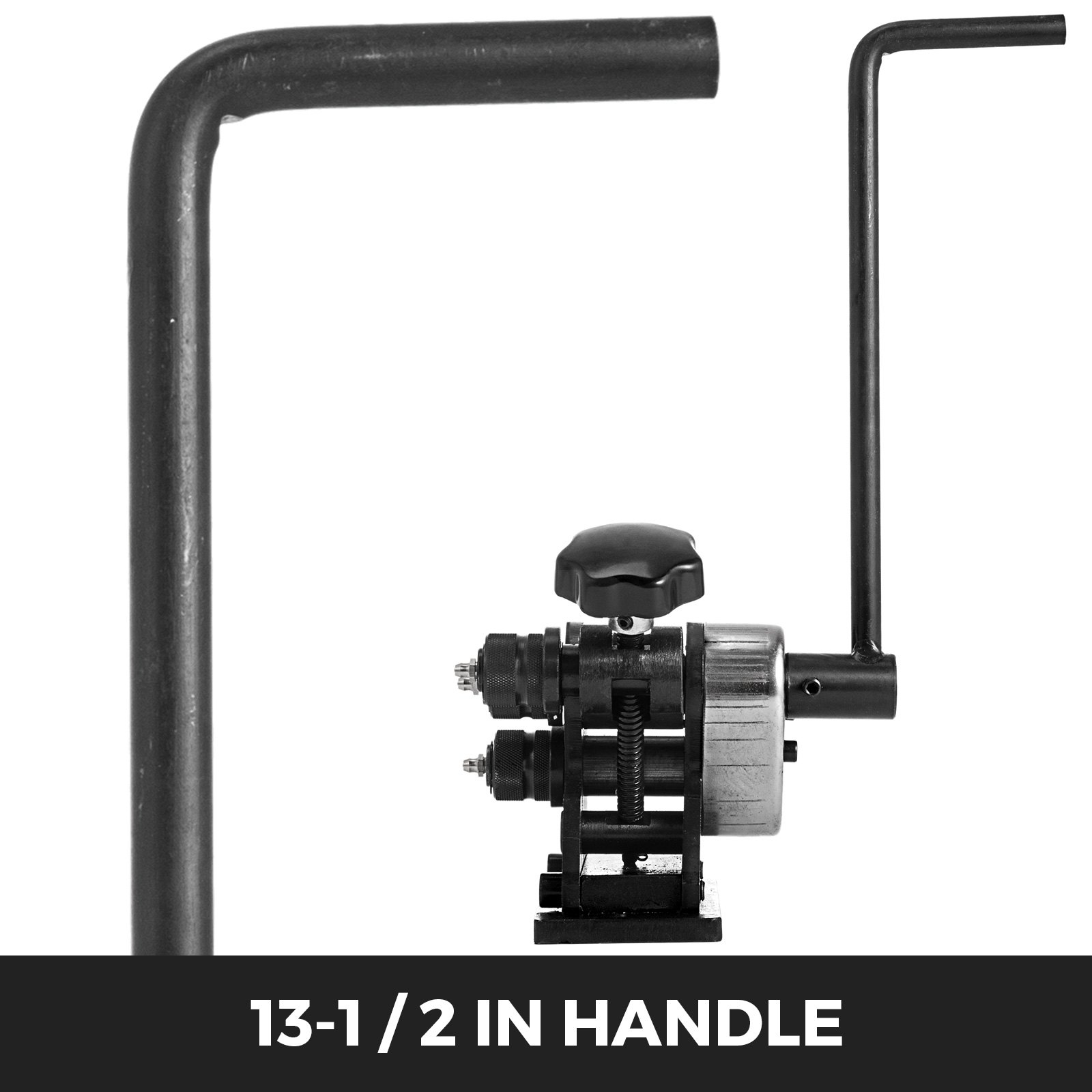 Mophorn 1-1/2" Tubing Rolling Bender Manual Square & Rectangular Tube Bender 14 Gauge Roller Tubing Roller Flat Bar Bender For Mild Steel Cooper & Aluminum