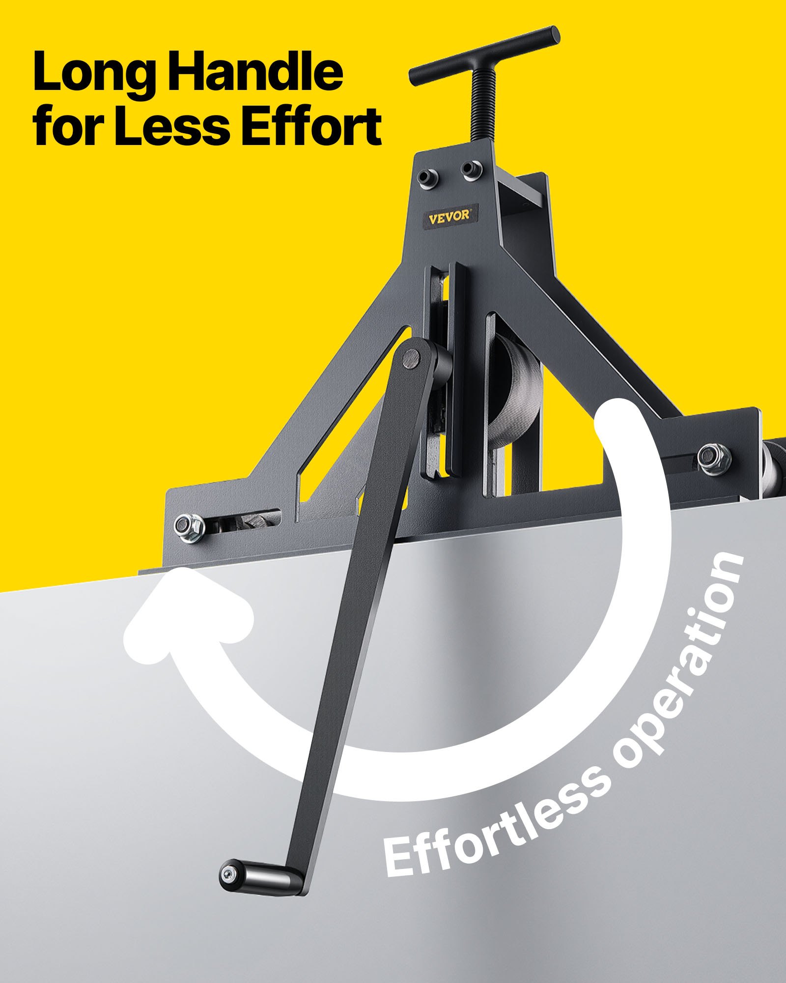 Mophorn 1-1/2" Tubing Rolling Bender Manual Square & Rectangular Tube Bender 14 Gauge Roller Tubing Roller Flat Bar Bender For Mild Steel Cooper & Aluminum