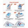 VEVOR Shoe Cover Dispenser Fits Up to US 11 with 100 Disposable Plastic Covers