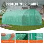 VEVOR kas tunnelkas koudframe tomatenhuis 835x290x225cm groen