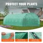 VEVOR kas tunnelkas koudframe plantbed tomatenhuis 890x295x198cm