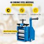 VEVOR Handmatige Walsmachine 26,5x13,5x29 cm Sieraden Walsmachine 17,3 kg Walserij Machine van Gietijzer en 40 Chroomstaal met ABS-handvat en Montagegat voor Juwelierszaken Sieraden Persen Tabletten
