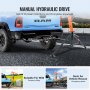 VEVOR Hydraulic Pickup Truck Crane, 1000 lbs Capacity, 360° Swivel, Hitch Mounted Crane with Three Boom Capacities of 500 lbs, 750 lbs & 1000 lbs, for Lifting Goods in Construction, Forestry, Factory