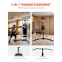 VEVOR 2 in 1 bokszakstandaard, bokszakframe, trainingsapparatuur, optrekstang