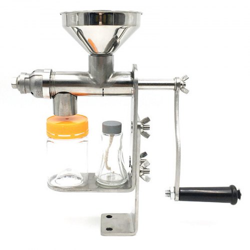 Manual Oil Press Machine Oil Extractor Hand Press Nuts Seed Kitchen Tool On
